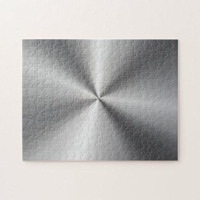 Quebra-cabeça Textura radial metálica personalizada (Horizontal)