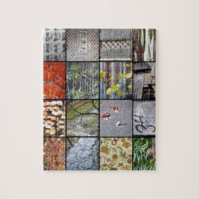 Quebra-cabeça Texturas de Japão (Vertical)