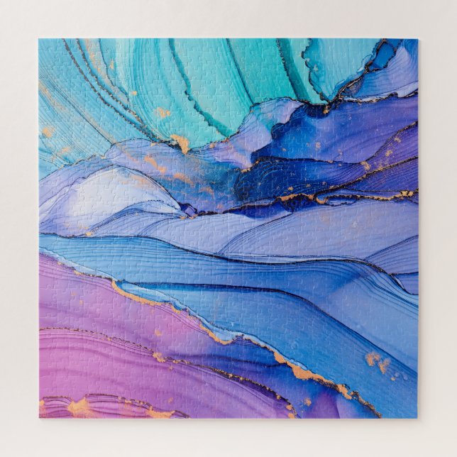 Quebra-cabeça Texturas livres, abstrato de luxo. (Vertical)