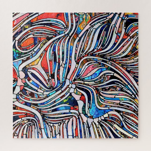 Quebra-cabeça Texturas quebradas: unidade de vidro contida (Vertical)