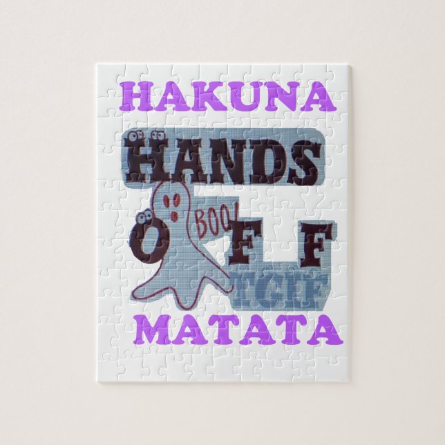 Quebra-cabeça TGIF Hakuna Matata Mãos Fora Boo Rosto Engraçado (Vertical)