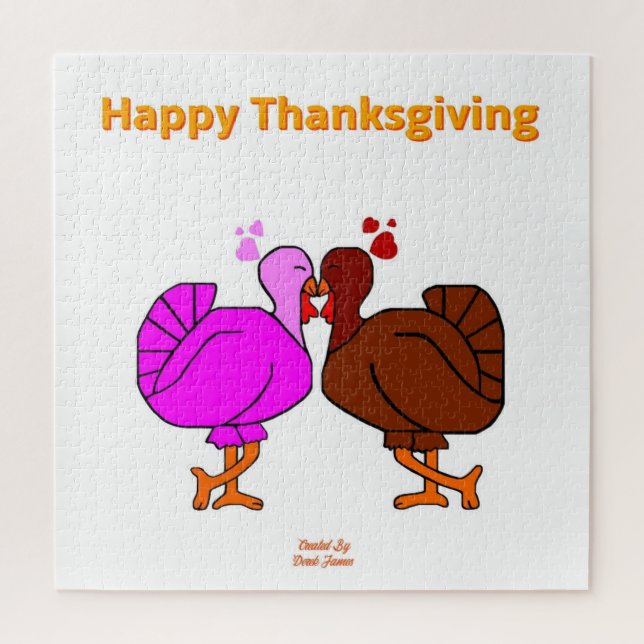Quebra-cabeça Thanksgiving Passion Puzzle 20" X 20" (Vertical)