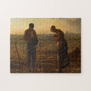 Quebra-cabeça The Angelus, 1857-1859, por Jean-Francois Millet