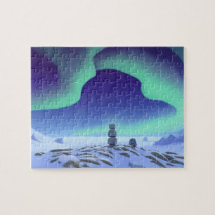 Quebra-cabeça The Aurora Borealis: Dancing Lights Of The North