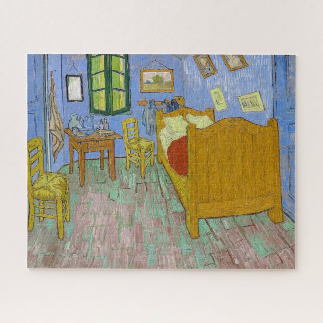Quebra-cabeça The Bedroom by Vincent van Gogh Puzzle (Horizontal)
