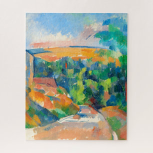 Quebra-cabeça The Bend in the Road by Paul Cezanne