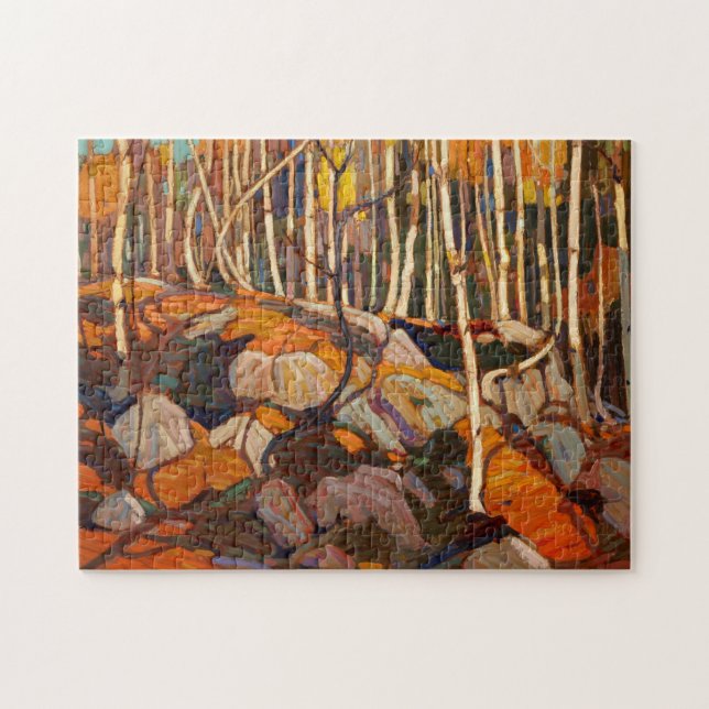 Quebra-cabeça The Birch Grove, outono, 1915-1916, por Tom Thomso (Horizontal)