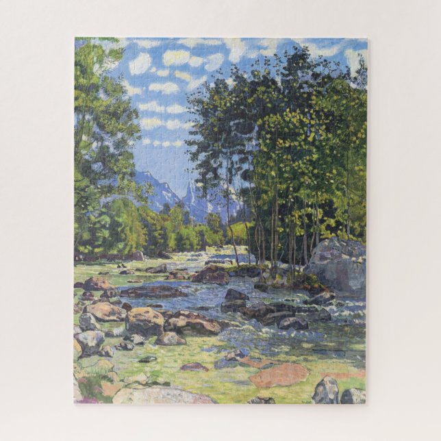 Quebra-cabeça The Black Lutschina (de Ferdinand Hodler) (Vertical)