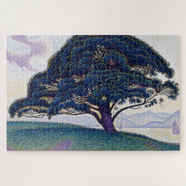 Quebra-cabeça The Bonaventure Pine, Oil Painting, Paul Signac (Horizontal)