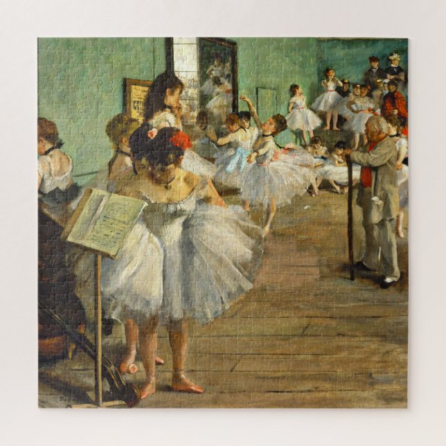 Quebra-cabeça The Dance Class Edgar Degas 1874 (Vertical)