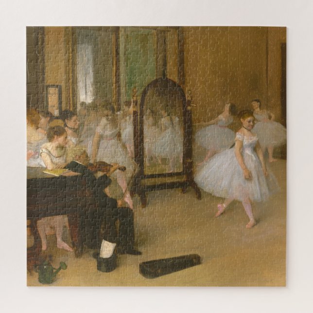 Quebra-cabeça The Dancing Class (1870) Edgar Degas (Vertical)
