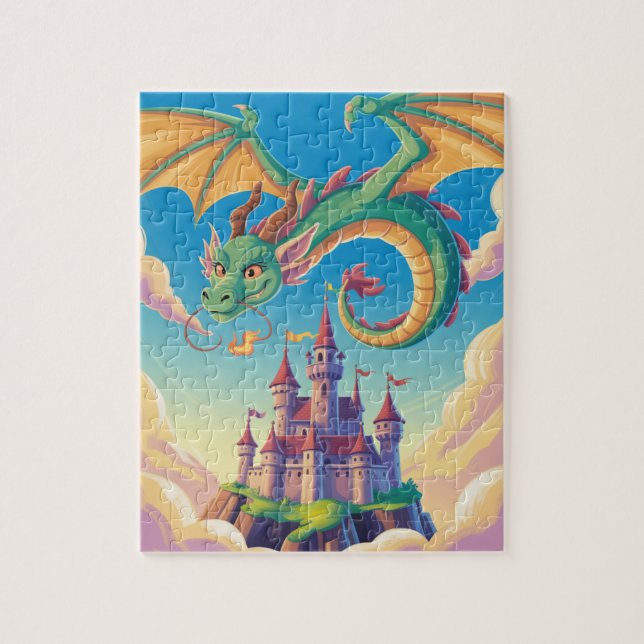 Quebra-cabeça The dragons Castle Puzzle (Vertical)
