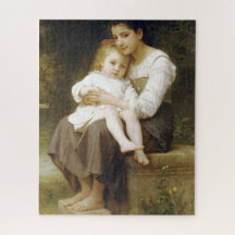 The Elder Sister (por William Bouguereau)