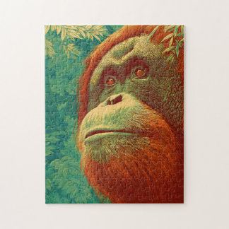 Quebra-cabeça The Forest Dweller - Orangutan, Japanese art