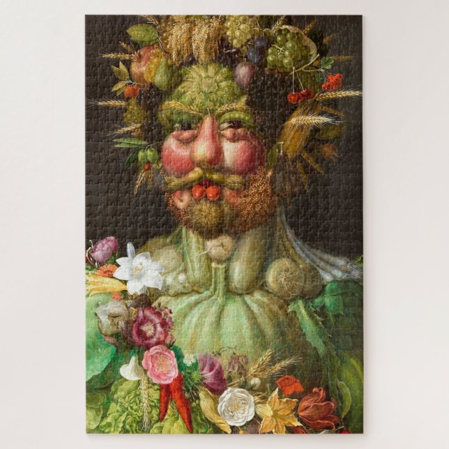 Quebra-cabeça The Four Seasons: Vertumnus - Giuseppe Arcimboldo (Vertical)
