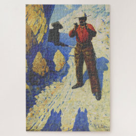 Quebra-cabeça The hold Up (The Ambush) 1903 William R. Leigh