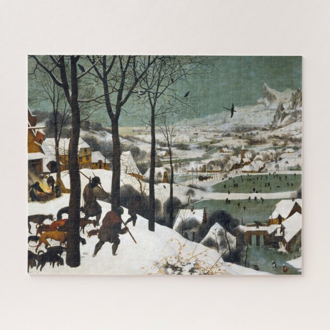 Quebra-cabeça The Hunters in the Snow, Pieter Bruegel (Horizontal)