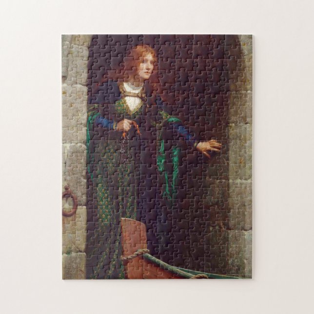 Quebra-cabeça The Keys, c. 1909, por Edmund Blair Leighton (Vertical)