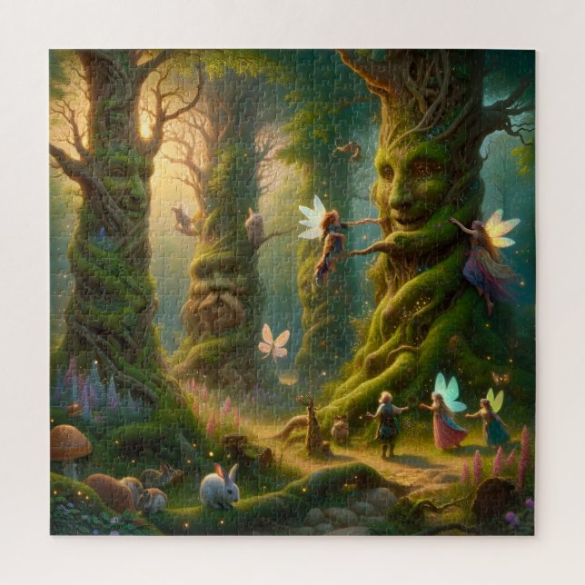 Quebra-cabeça The Living Trees of the Enchanted Fairy Forest (Vertical)