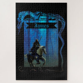 Quebra-cabeça The Lone Knight: A Journey Through the Mist