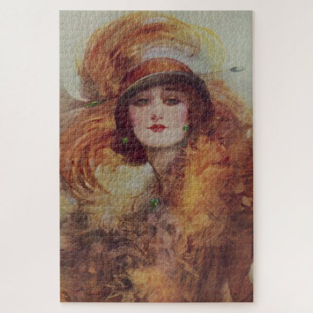 Quebra-cabeça The Lure Of The Green Eyes - W.H. Barribal (Vertical)