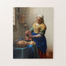 The Milkmaid / Kitchen Maid - Johannes Vermeer