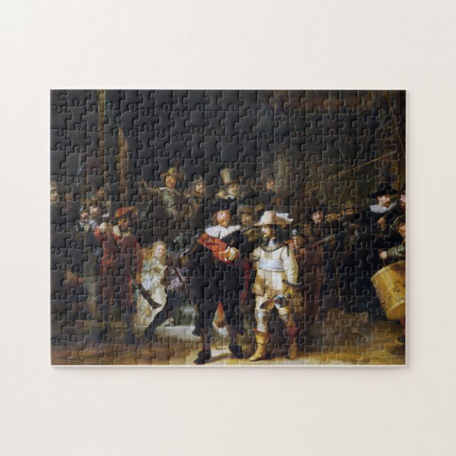 Quebra-cabeça The Night Watch, Rembrandt, 1642 (Horizontal)