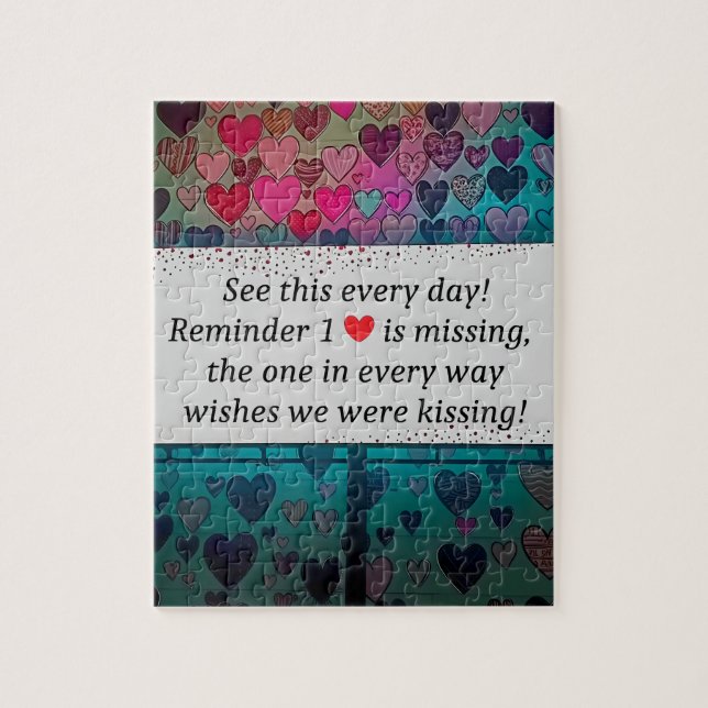 Quebra-cabeça The One Heart That's Missing Puzzle (Vertical)