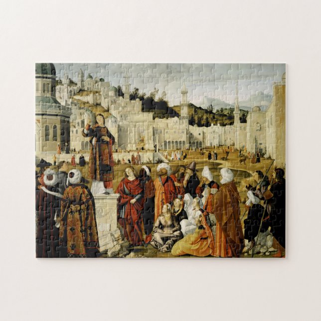Quebra-cabeça The Preaching of Saint Stephen in Jerusalem (Horizontal)