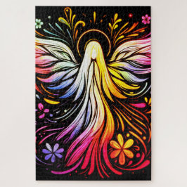 Quebra-cabeça The Retro Angel Poster for Adults 20x30 1014 piece