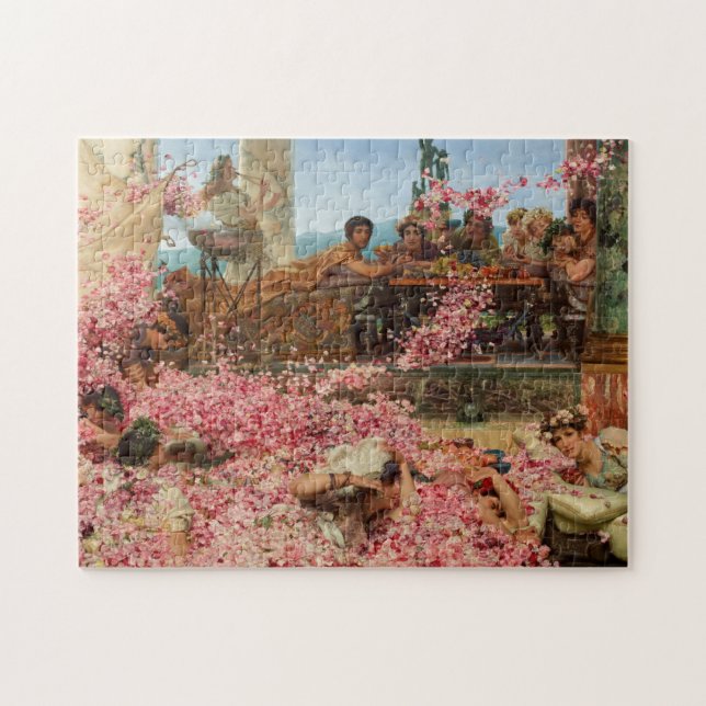 Quebra-cabeça The Roses of Heliogabalus by  Lawrence Alma-Tadema (Horizontal)