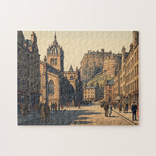 Quebra-cabeça The Royal Mile at Edinburgh  (Horizontal)