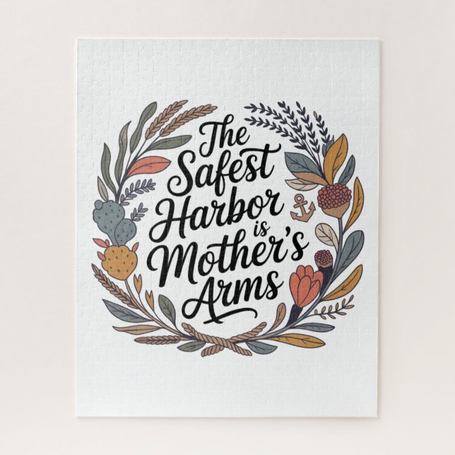 Quebra-cabeça The Safest Harbor Is Mother's Arms (Vertical)