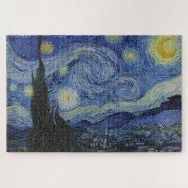 Quebra-cabeça The Starry Night (Vincent van Gogh) (Famosa Arte)