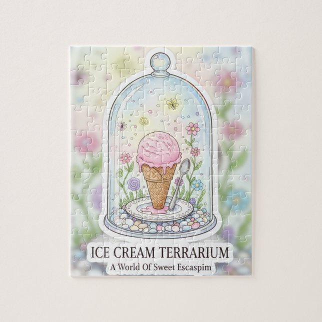 Quebra-cabeça The Sundae Sanctuary | Ice Cream Terrarium (Vertical)