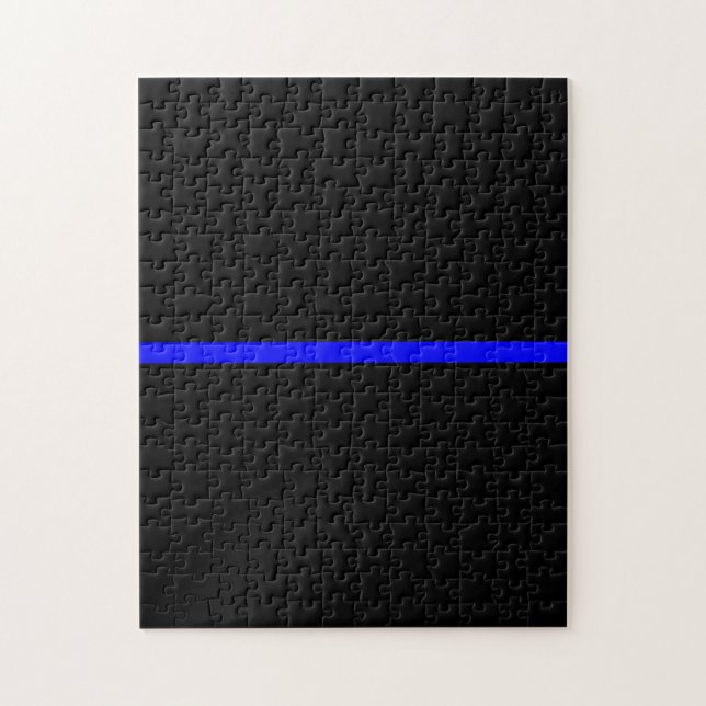 Quebra-cabeça The Symbolic Thin Blue Line Decor (Vertical)