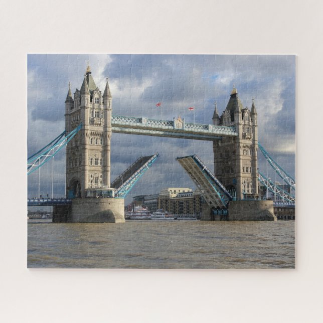 Quebra-cabeça The Tower Bridge - Londres - 16x20 - 520 pcs. (Horizontal)