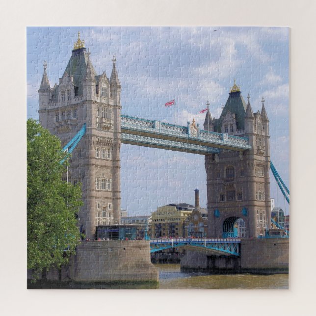 Quebra-cabeça The Tower Bridge - Londres - 20x20 - 676 pcs. (Vertical)