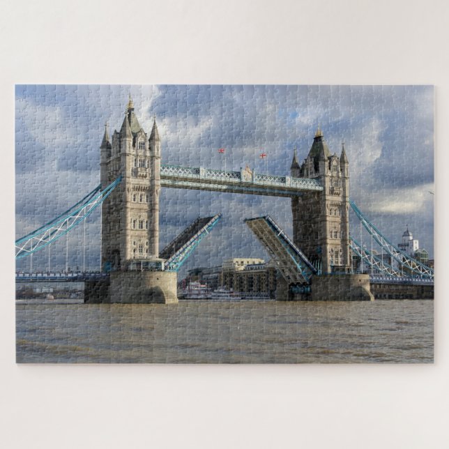 Quebra-cabeça The Tower Bridge - Londres - 20x30 - 1014 pcs. (Horizontal)