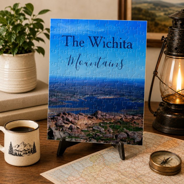 Quebra-cabeça The Wichita Mountains Oklahoma Jigsaw Puzzle (Criador carregado)