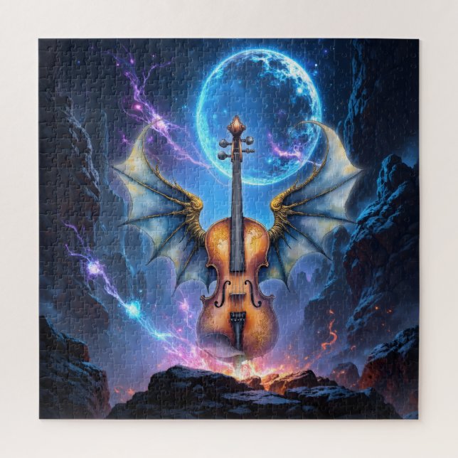 Quebra-cabeça The Winged Violin of Moonlit Realms (Vertical)