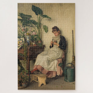 Quebra-cabeça The Young Florist (por Carl Zewy)