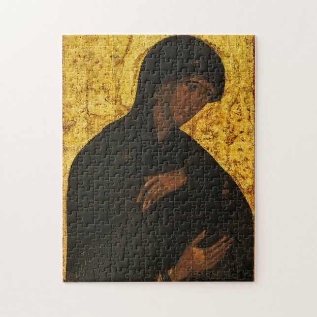 Quebra-cabeça Theotokos de Vysotsky Chin (Vertical)