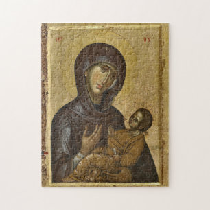 Quebra-cabeça Theotokos e o Cristo Child Orthodox Christian