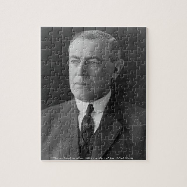 Quebra-cabeça Thomas Woodrow Wilson 28º Presidente da América (Vertical)