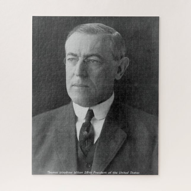 Quebra-cabeça Thomas Woodrow Wilson 28º Presidente da América (Vertical)