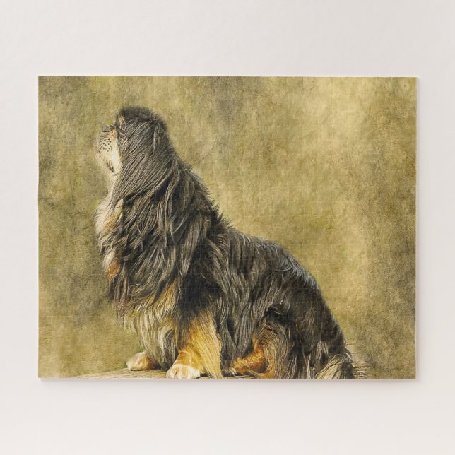 Quebra-cabeça Tibetano - Espanhol Dogs Jigsaws (Horizontal)