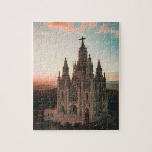 Quebra-cabeça Tibidabo, Barcelona, espanha