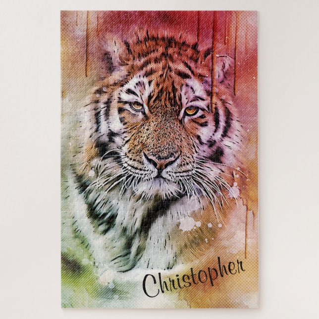 Quebra-cabeça Tigre (Vertical)