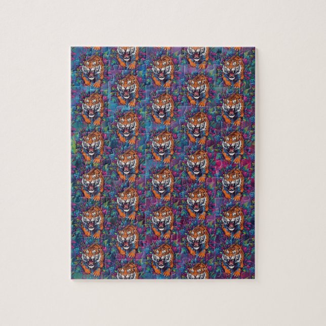 Quebra-cabeça Tigre (Vertical)